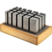 AMF Parallelonderleggersset SP L 125mm in houten standaard