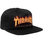 Thrasher Flame Emboidery Snapback Pet