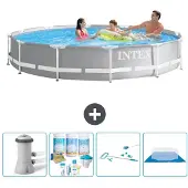 Intex Prism Frame Zwembad, rond - 366x76 cm - 5-delig, model S21068
