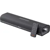 Oxs Thunder Lite PC-gaming-soundbar, soundbars voor tv met virtueel surround-geluid, 2 breedbanddrivers, basbuis, compact design, HDMI/Aux/optisch compatibel, Bluetooth 5.0-draadloze verbinding