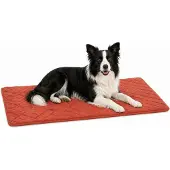 Flamingo Hondenkussen - orthopedisch hondenkussen - benchkussen memory foam - Weimar Cognac L - premium memory foam hondenmat - 100,5cm