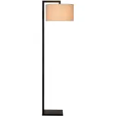 Atmooz staande lamp Bolivia – E27 – Tafel-/staande lamp – Woonkamer – Zwart-witte lampenkap – Hoogte 158 cm – Metaal