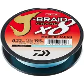 Daiwa J-Braid Grand X8 vliegenlijn (blauw, 135 meter)