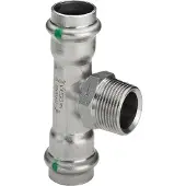 Viega Sanpress Inox T-stuk SC bu.dr 54x1"bux54mm