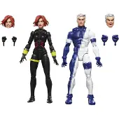 Hasbro Avengers Marvel Legends actiefiguren, 2-pack: Black Widow & Quicksilver, 15 cm