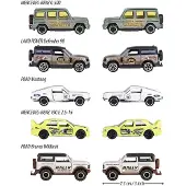 Majorette Castheads Serie Giftpack 5 Unidades Cars Zilver Kinderen