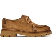 Hispanitas Dames Bruine Newyork leren schoenen (39), Leer, 1 tot 3 cm, Geen, Casual HI265157