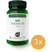 Aov 3x 401 Vitamine D3 (60 vega capsules)