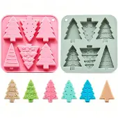 Famanu – Siliconen kerstboom mallen voor chocolade en bakken