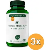 Aov 3x 551 Calcium magnesium & zink citraat (90 vega capsules)