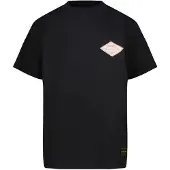 Vingino T-shirt met backprint zwart Jongens Katoen Ronde hals Backprint - maat 140