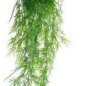 Kaemingk Groene bamboe kunstplant 102 cm in hangend - Kunstplanten/nepplanten