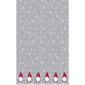 Duni Tafelkleed l138b220cm winter flakes