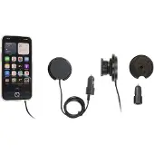 Brodit houder/swivel met Magnetic Charger Qi2 25W zwart/sig