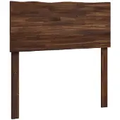 vidaXL Live Edge Hoofdbord ROSTOCK Donkerbruin 80 cm