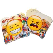 Happy People Emoji Servetten 33x33cm - 20 Stuks