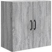 vidaXL Wandkast 59 x 31 x 60 cm Bewerkt hout Grijs Sonoma
