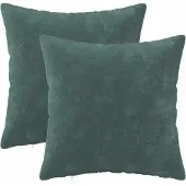 vidaXL Kussensloop 2 st HEERLEN Zee blauw 50 x 50 cm Microfiber Fleece