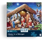 The House of Puzzles Away in a Manger Puzzel 1000 Stukjes