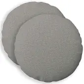 vidaXL Kussensloop 2 st HEERLEN Wolkgrijs Diam. 50 cm Stof