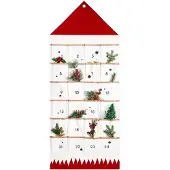 Merkloos Herbruikbare Adventskalender met 24 Vakken