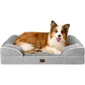 Merkloos Orthopedisch Hondenbed - Geheugenfoam - Groot