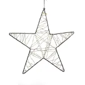 Anna's Collection Kerstster hangend op batterijen | 56 cm | Extra warm wit | 200 lampjes