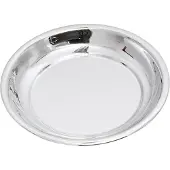 Quo Vadis Kerstliederschotel, rond, zilver, glad