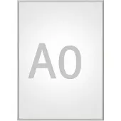 MAUL Klapframe MAULstandard Voor papierformaat: 1 x DIN A0 Buiten 6604008 Aluminium Zilver 1 stuk(s)