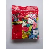 Umefa Ballons diverse kleuren - Latex luchtballon 20 cm - 100 stuks - 9363