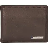 Nautica Heren Portemonnee Leer RFID Bescherming Bruin