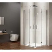 Gelco Loro Vierkante douchecabine 80x80cm, hoekinstap