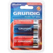 Merkloos Grundig D Alkaline Batterijen - 2 stuks