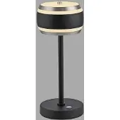 Paul Neuhaus Led tafellamp Pure Falling Rings black pearl