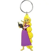 Disney Tangled Prinses Rapunzel Figurine Zachte PVC Sleutelhanger Multi-kleur 3"
