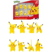 Jazwares Pokémon Battle Figuurset, vinyl, 8 stuks, Pikachu, 5 cm
