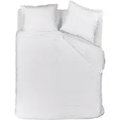 Rivièra Maison Dekbedovertrek Elegance Wit Katoen-200 x 200 / 220 cm | 2-Persoons