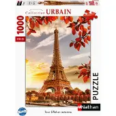Nathan Puzzel - - Eiffeltoren in de herfst - 1000 stukjes - 70 x 50 cm - Mix