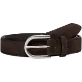 Marc O'Polo Leren riem Jill Belt W75 Burnt Coffee donkerbruin