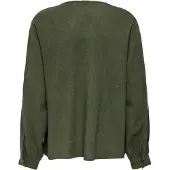 ONLY Blouse 'ONLMoon' crème / olijfgroen