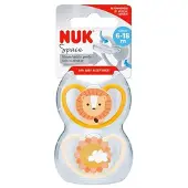 Nuk Space Speen | 6-18 Mnd | Extra Ventilatie | 2 Stuks