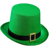 Fortura - Landen Thema Kostuum - Hoge Hoed St. Patricks Day - Groen - Carnavalskleding - Verkleedkleding