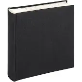 Walther design ME-510-B Cloth - Memo insteekalbum - Formaat 23 x 22 cm - 200 foto's 10 x 15 cm - Zwart