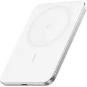 Anker Nano Powerbank 5.000mAh 15W, slank, magnetisch, ultradun (0,86 cm), Qi2, wit