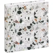 Walther design design - Terrazzo - Fotoalbum - 30x30 cm - stone black - 60 pages