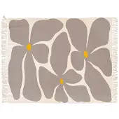Unique living - Plaid Melia Taupe -125x150cm