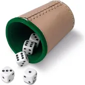 Cayro Beker met Poker Dobbelstenen Cayro