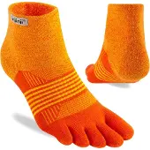 Injinji Trail Midweight Mini Crew Sokken Dames, oranje M-L | EU 40,5-44,5+ 2021 Sokken