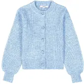 Garcia Gebreid vest blauw