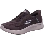SKECHERS GO WALK FLEX - HANDS UP Heren Instappers - Chocolate